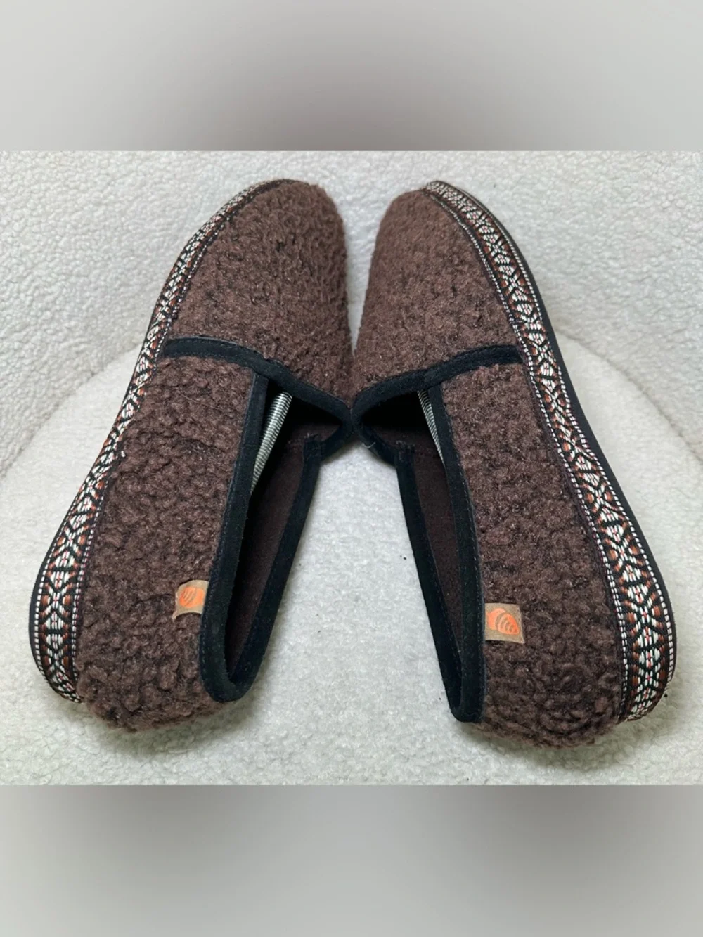 Acorn Men’s Sherpa Slippers‎ Brown Fleece House Shoes Cozy Cabin Lodge 12 13